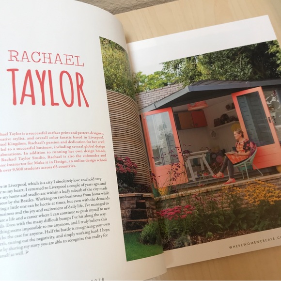 Where Women Create: Inspiring Work Spaces of Extraordinary Women 160 pages. NEW - Picture 7 of 11